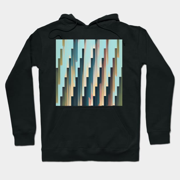 Turque #1 - Abstract Landscape Pattern Graphic Design Decor Hoodie by DankFutura